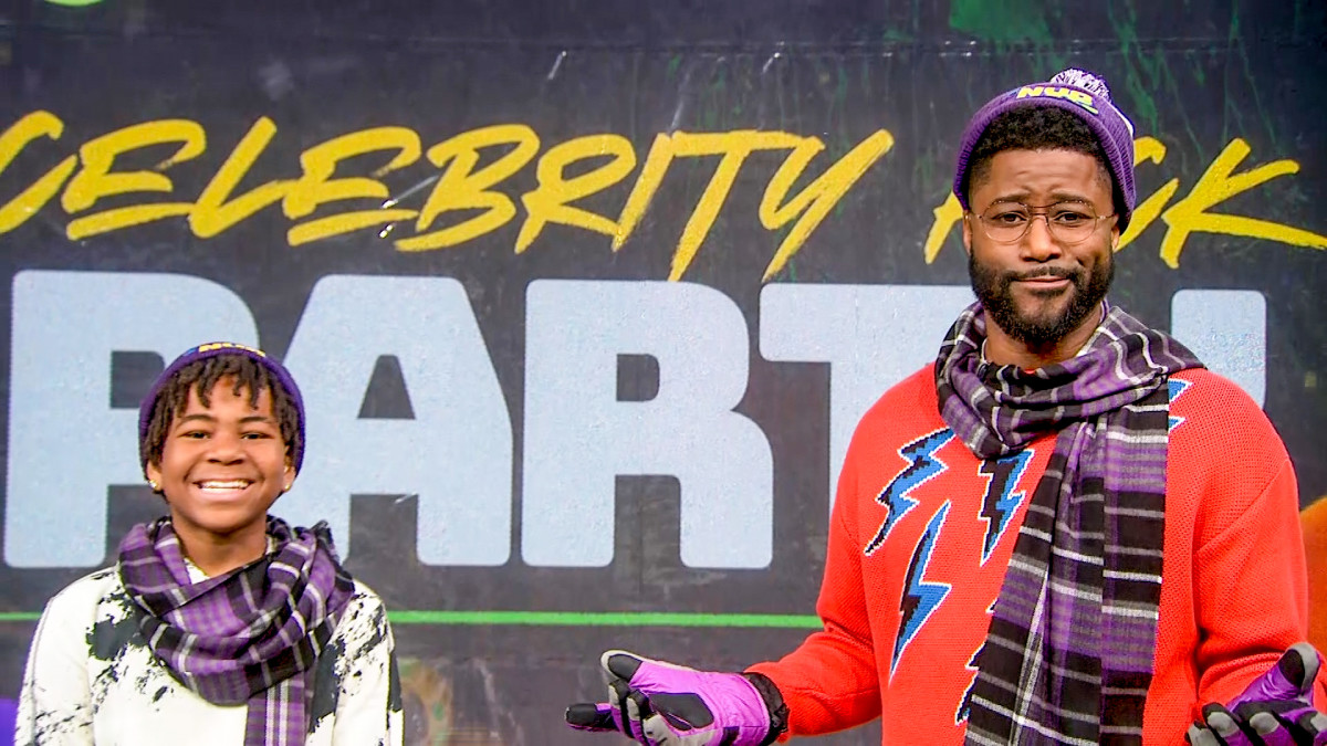 Burleson and Young Dylan host the weekly ‘NFL Slimetime’ show and are both part of Nickelodeon's live NFL broadcasts.